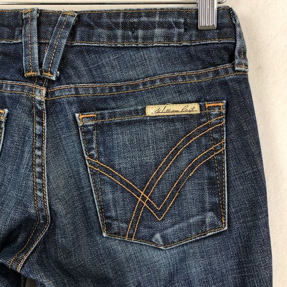 William Rast Women's Size 24 Sadie Straight Leg Medium Wash Blue Denim Jeans - Picture 4 of 9